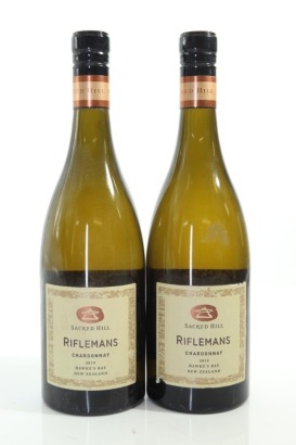 (2) 2019 Sacred Hill Riflemans Chardonnay, Hawke's Bay [JR17]