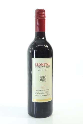 (1) 2019 Redmetal Vineyards Basket Press Merlot - Cabernet Franc, Bridge Pa Triangle