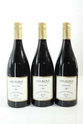 (3) 2015 Ash Ridge Vintner's Reserve Syrah, Hawke's Bay