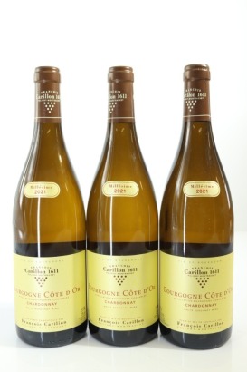(3) 2021 Francois Carillon Bourgogne Cote d'Or Chardonnay, Burgundy