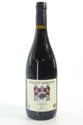 (1) 2015 William Murdoch Wines Syrah, Gimblett Gravels