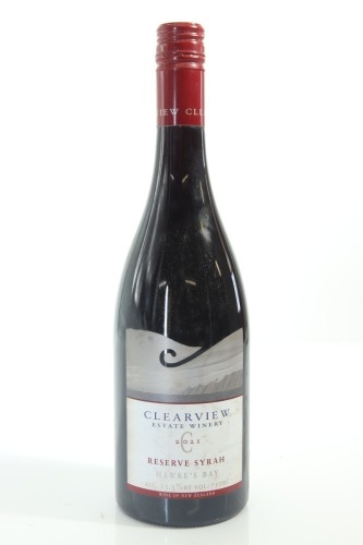 (1) 2021 Clearview Estate Reserve Syrah, Hawke's Bay