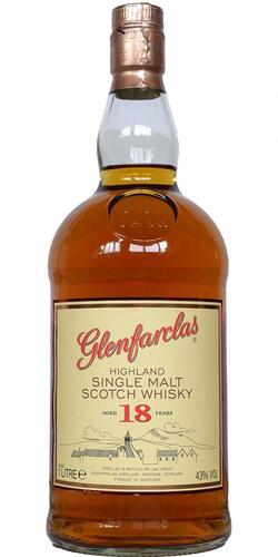 *(1) Glenfarclas 18 year old Single Malt Scotch Whisky 1000ml