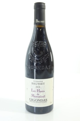 (1) 2018 Domaine Brusset Gigondas Les Hauts de Montmirail, Rhone [JR16]
