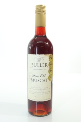 (1) Buller Wines Fine Old Muscat, Rutherglen, 18% ABV