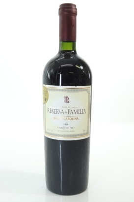 (1) 2006 Santa Carolina Reserva de Familia Carmenere, Rapel Valley