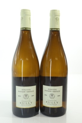(2) 2015 Domaine Jaeger-Defaix Mont-Palais Blanc, Rully Premier Cru