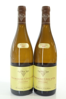 (2) 2021 Francois Carillon Bourgogne Cote d'Or Chardonnay, Burgundy