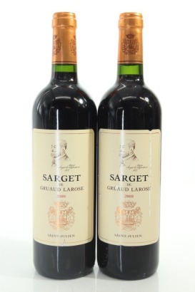 (2) 2008 Chateau Gruaud-Larose 'Sarget de Gruaud-Larose', Saint-Julien