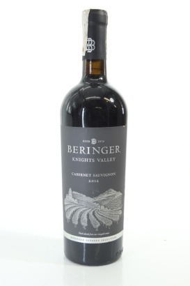(1) 2012 Beringer Vineyards Knights Valley Cabernet Sauvignon, Sonoma County