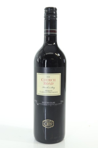 (1) 2010 Church Road Merlot - Cabernet Sauvignon, Hawke's Bay
