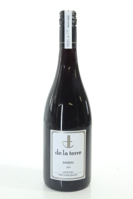 (1) 2014 De La Terre Winery Barbera, Hawke's Bay