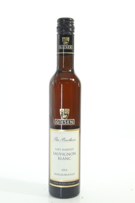 (1) 2014 Giesen The Brothers Late Harvest Sauvignon Blanc, Marlborough, 375ml [JR17.5]