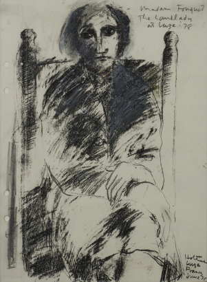 RALPH HOTERE Madame Fouquet, The Landlady at Laze