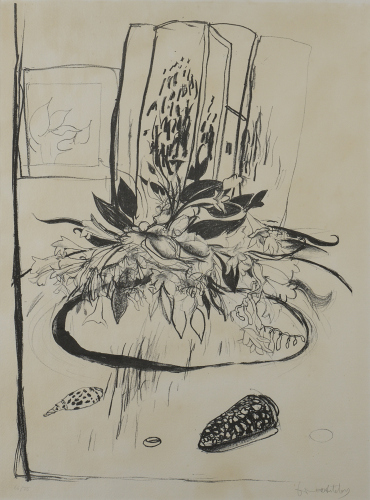 BRETT WHITELEY Flowers on the Table