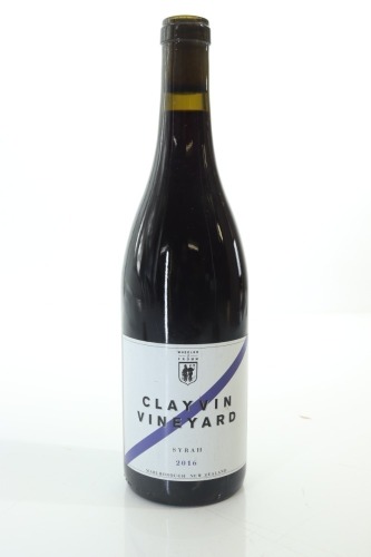 (1) 2016 Wheeler & Fromm Clayvin Vineyard Syrah, Marlborough