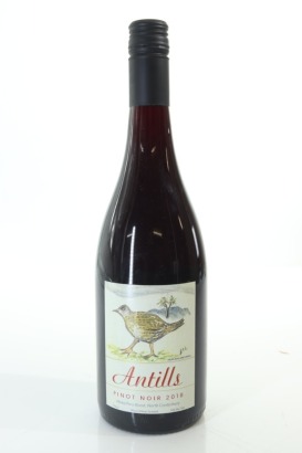 (1) 2018 Antills Vineyard Pinot Noir Weka Pass Road, North Canterbury