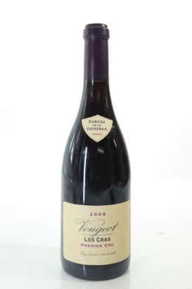 (1) 2009 Domaine de la Vougeraie Les Cras, Vougeot Premier Cru