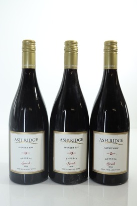 (3) 2016 Ash Ridge Reserve Syrah, Hawke's Bay