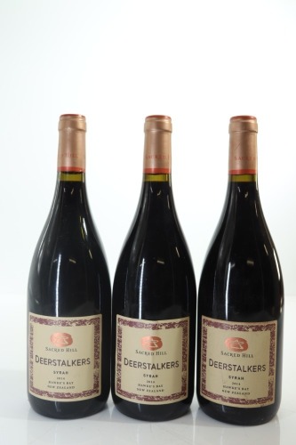 (3) 2014 Sacred Hill Deerstalkers Syrah, Hawke's Bay [JR17]