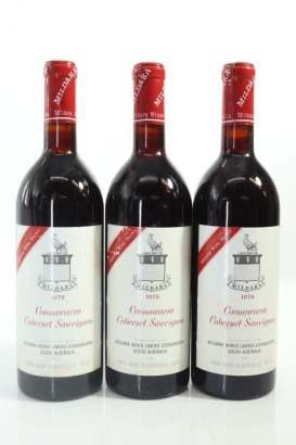 (3) 1979 Mildara Cabernet Sauvignon, Coonawarra (TS)