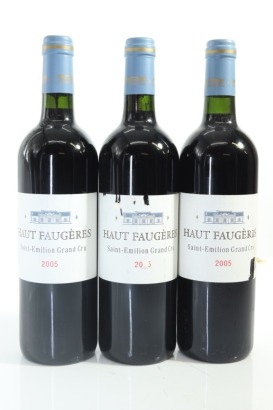 (3) 2005 Chateau Haut Faugeres, Saint-Emilion Grand Cru