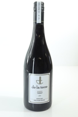 (1) 2014 De La Terre Winery Reserve Tannat, Hawke's Bay