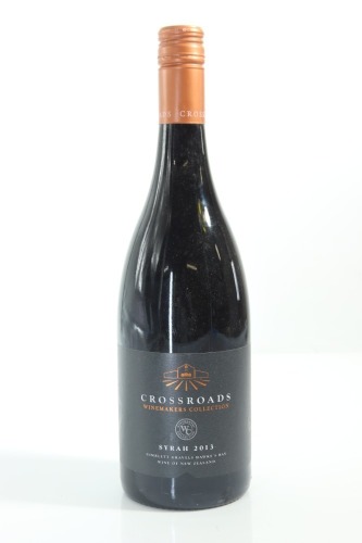 (1) 2013 Crossroads Winemakers Collection Syrah, Gimblett Gravels