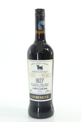 (1) Osborne Pedro Ximenez 1827 Sweet Sherry, Andalucia, 17% ABV