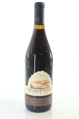 (1) 2012 Anam Cara Cellars Nicholas Estate Pinot Noir, Chehalem Mountains