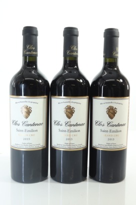 (3) 2015 Clos Cantenac, Saint-Emilion Grand Cru [JR17]