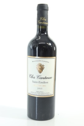 (1) 2015 Clos Cantenac, Saint-Emilion Grand Cru [JR17]