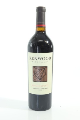 (1) 2012 Kenwood Vineyards Sonoma County Cabernet Sauvignon, California