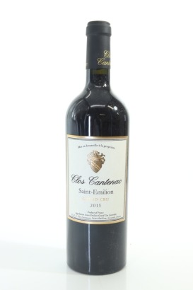 (1) 2015 Clos Cantenac, Saint-Emilion Grand Cru [JR17]