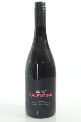 (1) 2019 Soho Valentina Syrah, Waiheke Island