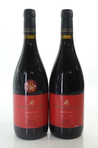 (2) 2013 Brookfields Hillside Syrah, Hawke's Bay