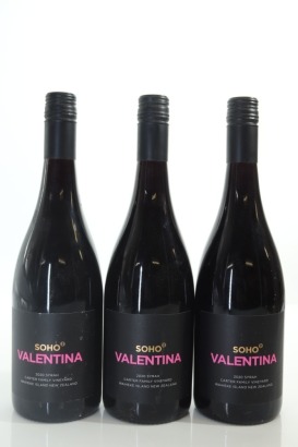 (3) 2020 Soho Valentina Syrah, Waiheke Island