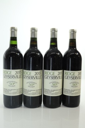 (4) 2015 Ridge Vineyards '50th Vintage' Geyserville, Alexander Valley