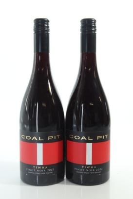 (2) 2022 Coal Pit Tiwha Pinot Noir, Gibbston