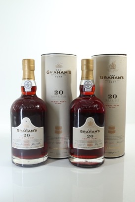 (2) W & J Graham's 20 Year Old Tawny Port, Portugal, 20% ABV (GB)