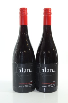 (2) 2020 Alana Estate Limited Release Pinot Noir, Martinborough