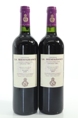 (2) 2005 Chateau La Bienfaisance, Saint-Emilion Grand Cru