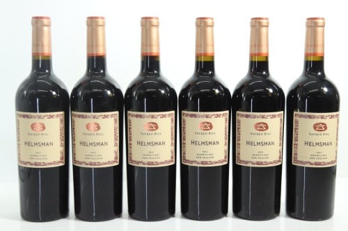 (6) 2013 Sacred Hill Helmsman Cabernet - Merlot, Hawke's Bay