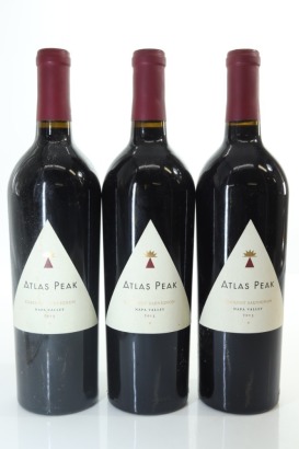(3) 2013 Atlas Peak Cabernet Sauvignon, Napa Valley
