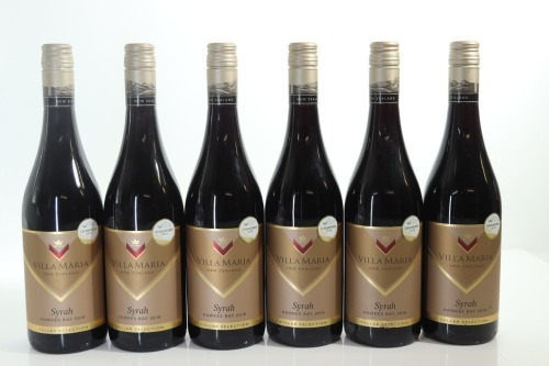 (6) 2018 Villa Maria Cellar Selection Syrah, Hawke's Bay [JR17] (NZ Wine of the Year Champion) (TL)