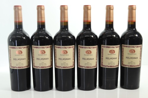 (6) 2014 Sacred Hill Helmsman Cabernet - Merlot, Hawke's Bay