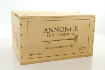 (6) 2014 Annonce de Belair-Monange, Saint-Emilion Grand Cru (OWC)