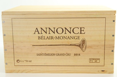 (6) 2014 Annonce de Belair-Monange, Saint-Emilion Grand Cru (OWC)