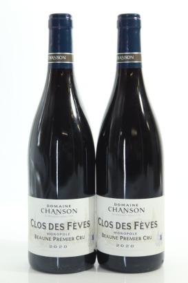 (2) 2020 Chanson Pere & Fils Clos des Feves Monopole, Beaune Premier Cru