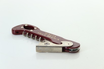 (1) Tenuta Villa Branca Waiters Friend Corkscrew with Inbuilt Foil Cutter & Long-Cork Screw